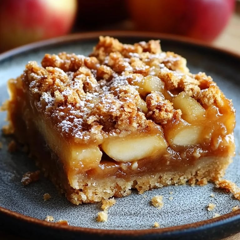 Irresistible Salted Caramel Apple Bars for Fall