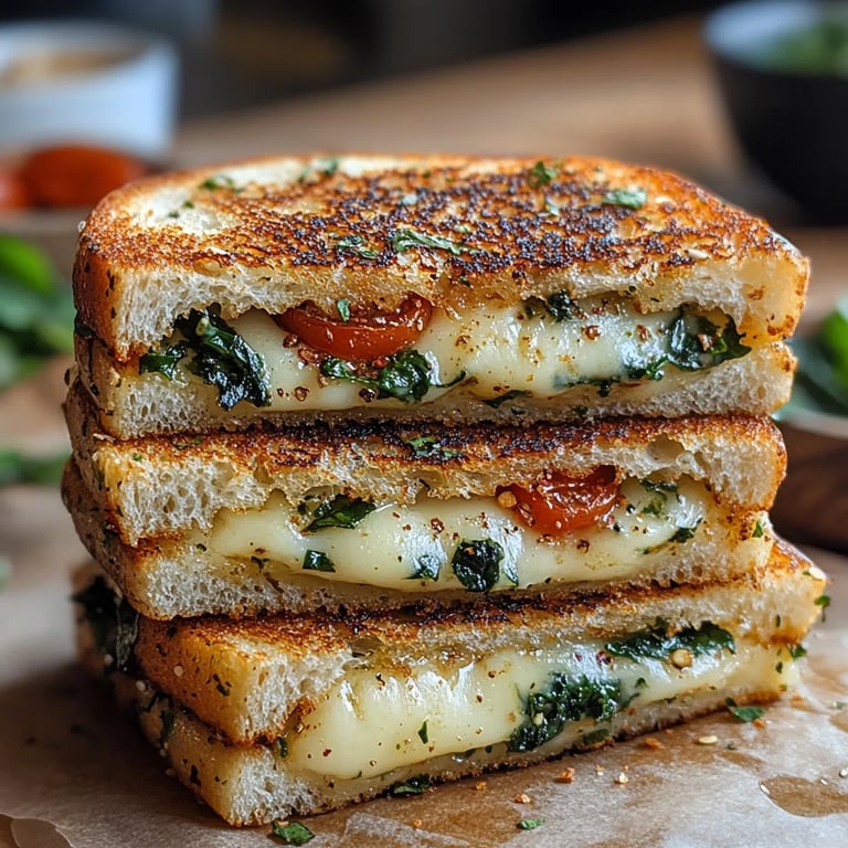 Sanduíche de Queijo Feta Grelhado com Espinafre: Uma Receita Incrível e Definitiva para os Amantes da Culinária