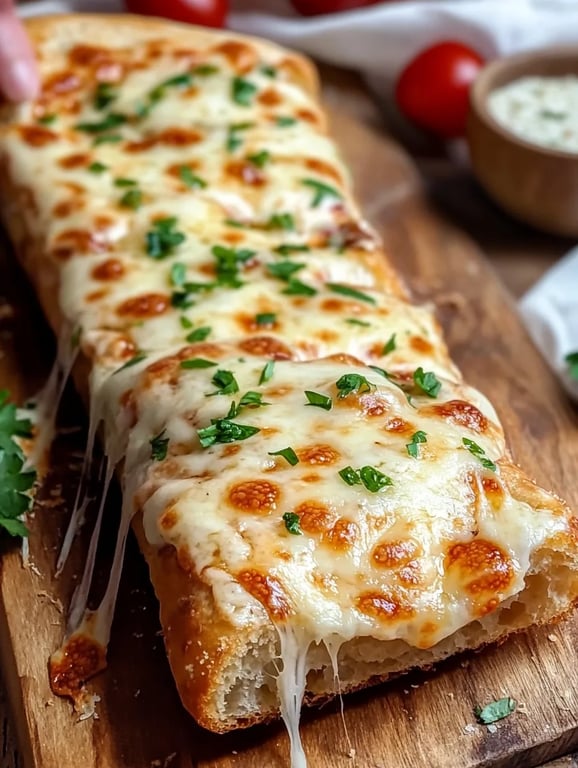Cheesy Garlic Bread Recipe - Bake with Zoha