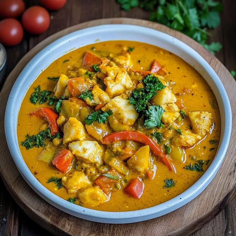 Schnelles Hähnchencurry mit Reis