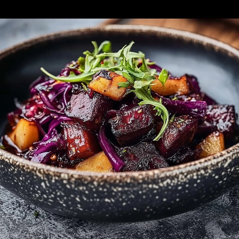 Apfelrotkohl