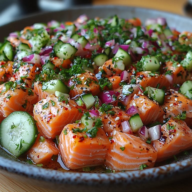 Ensalada Saludable de Salmón: La Increíble Receta Última