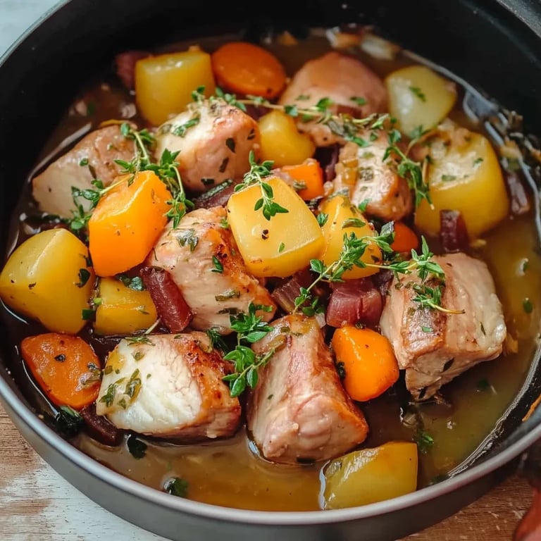 Omas leckerer Steckrüben Eintopf