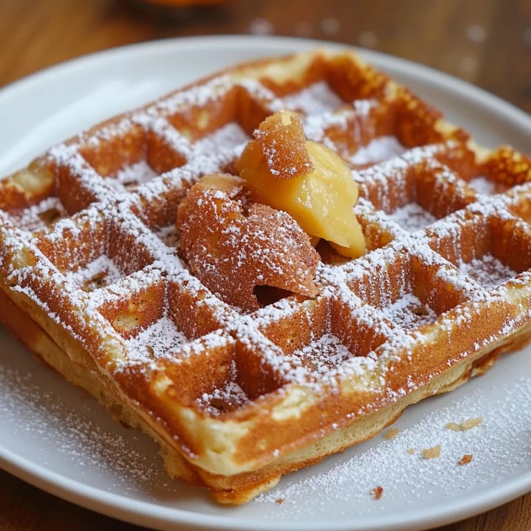 Vegane Waffeln ohne Zucker