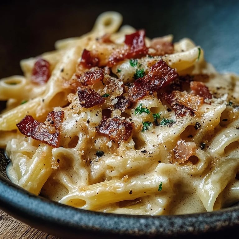 Perfect Creamy Bacon Pasta – Silky Sauce