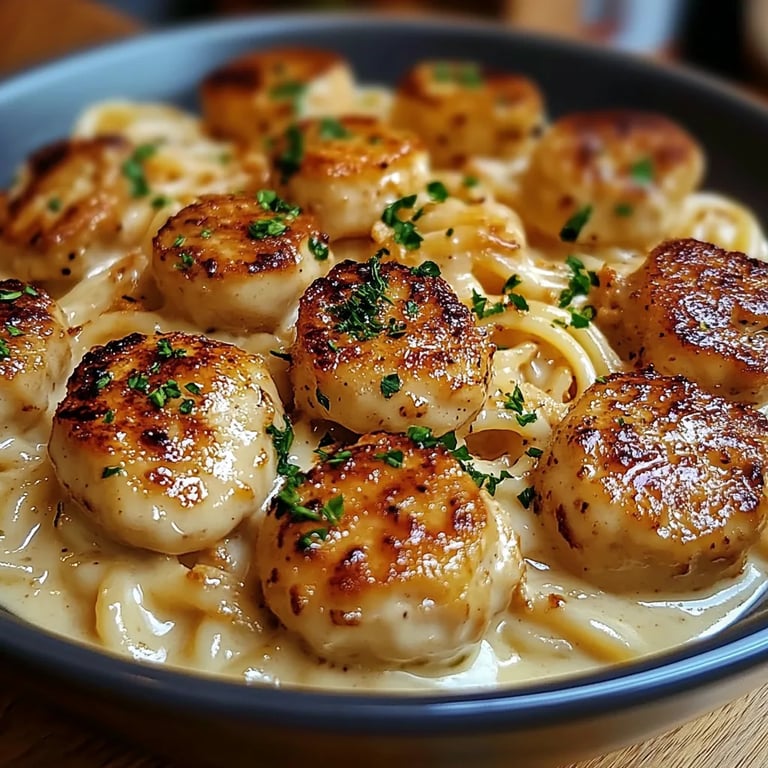 <p>Garlic Butter Chicken Bites with Creamy Pasta: An Amazing Ultimate Recipe</p>