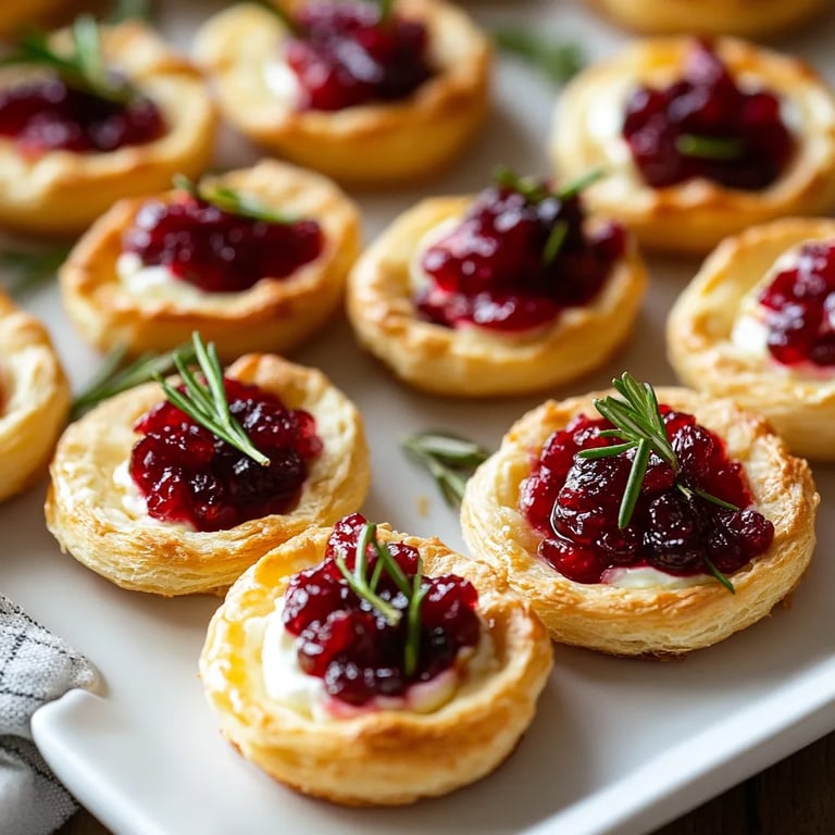 Cranberry Cream Cheese Appetizer Bites