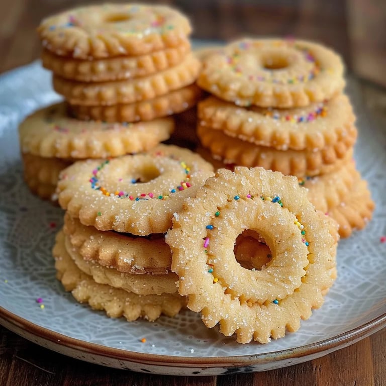 Spritzgebäck mit Marzipan