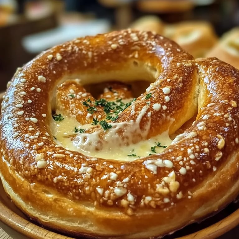 Oktoberfest Brezel-Dip: Ein Unglaublicher, Cremig-Käsiger Genuss für 4 Personen