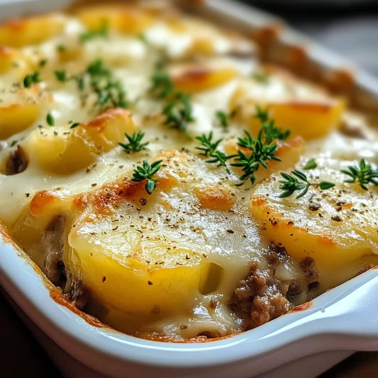 Cheesy Ground Pork & Potato Casserole: An Amazing Ultimate Recipe