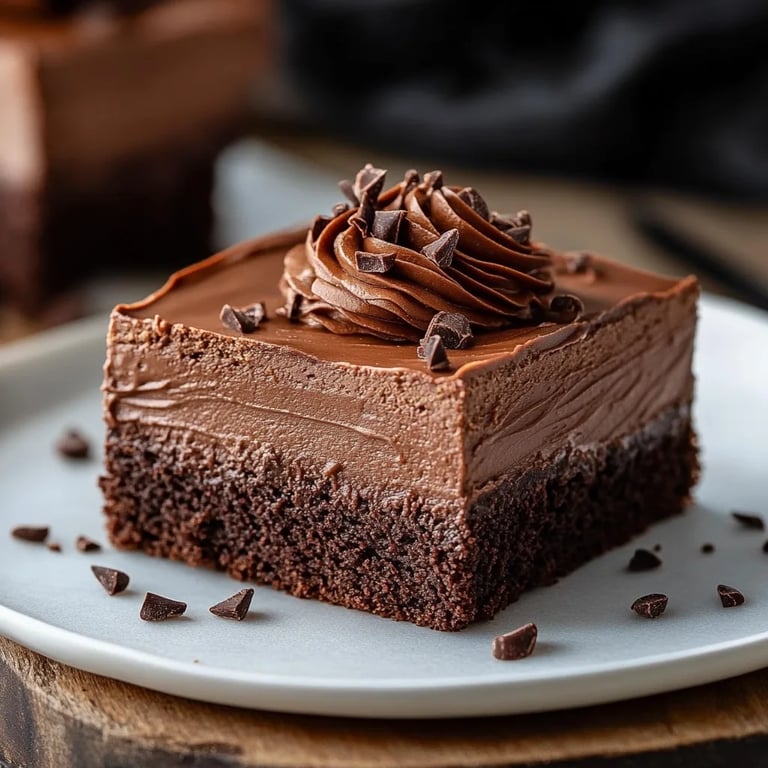 Chocolate Mousse Brownies