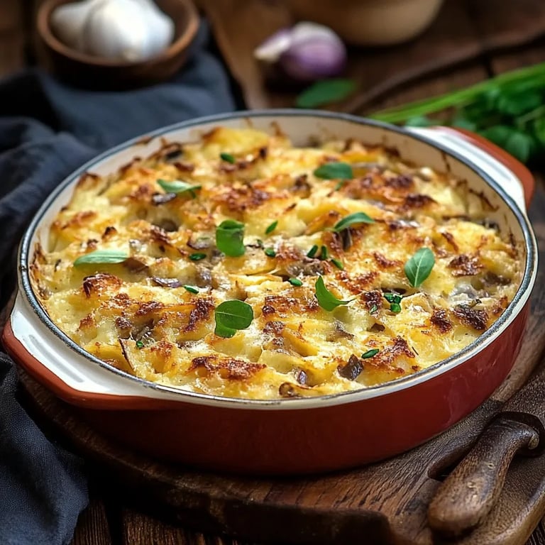 Schnitzel-Gratin