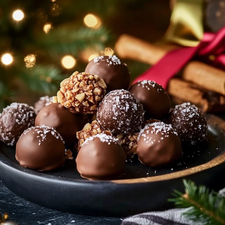 Spekulatius Kugeln - Pralinen für Weihnachten