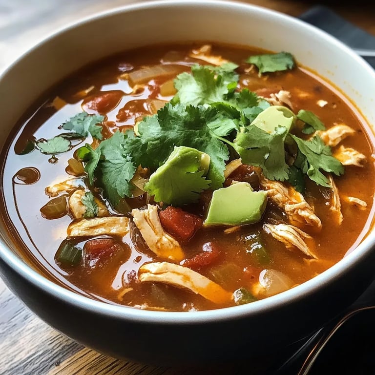 Spicy Chicken Taco Soup