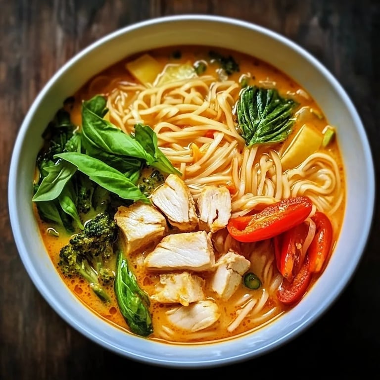 Thai Curry Chicken Noodle Soup
