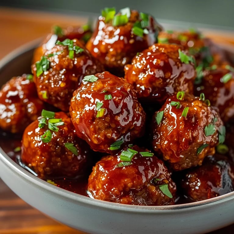 Sweet Chili Meatballs Crockpot