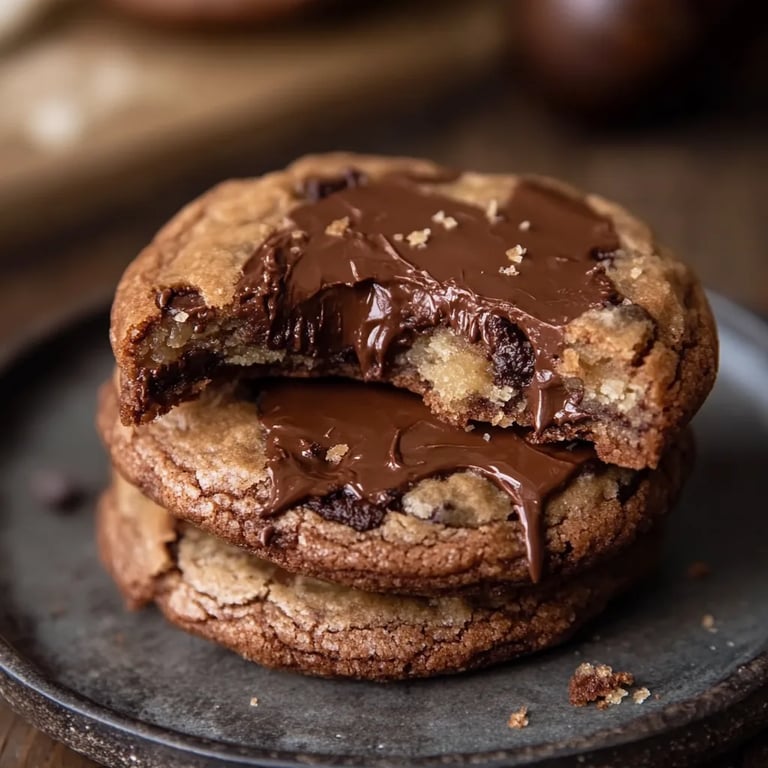 Schokoladenkekse mit brauner Butter