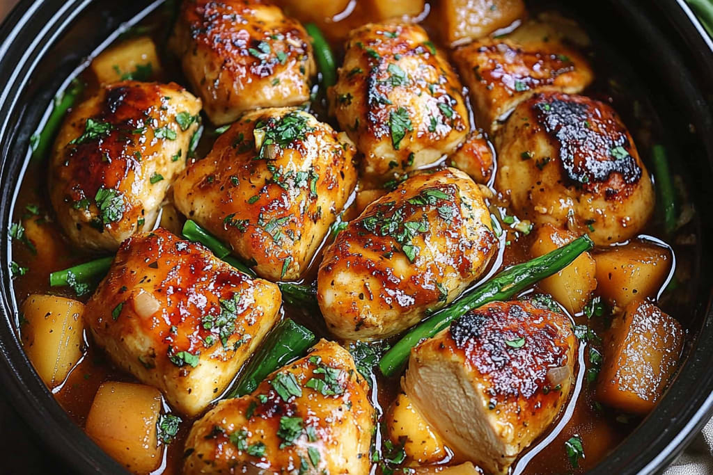 Slow Cooker Honey Garlic Chicken: An Incredible 7-Step Recipe