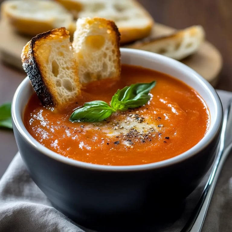 Easy Tomato Soup with Canned Tomatoes