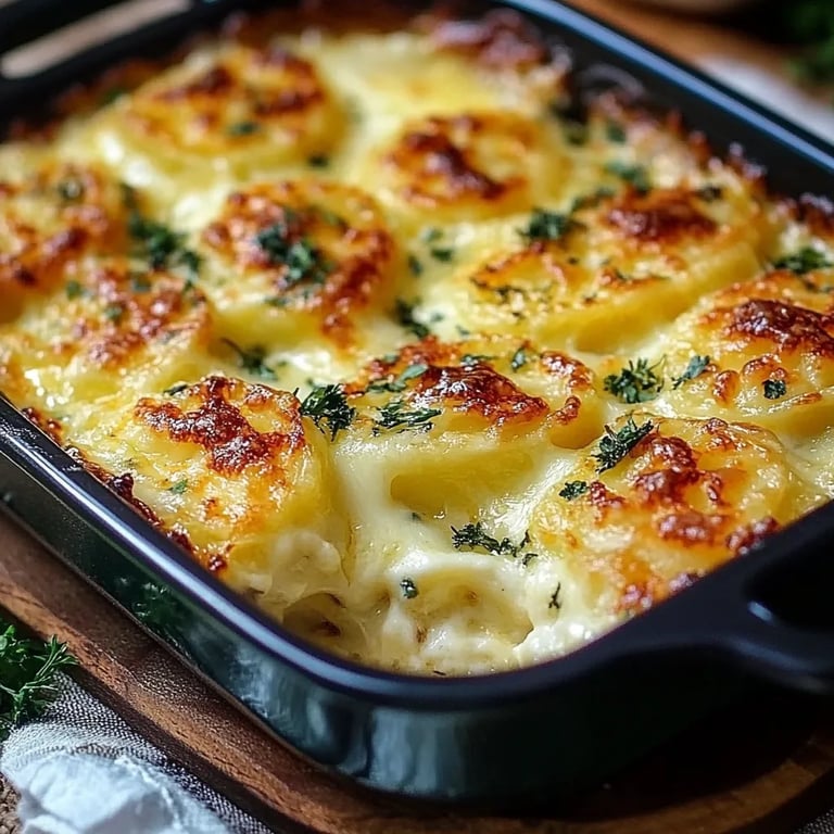 Gebackene Käse-Kartoffeln: Einfach & Lecker aus der Heißluftfritteuse!