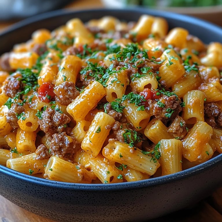 One-Pot-Cheeseburger-Makkaroni: Ein Unglaubliches Ultimatives Rezept