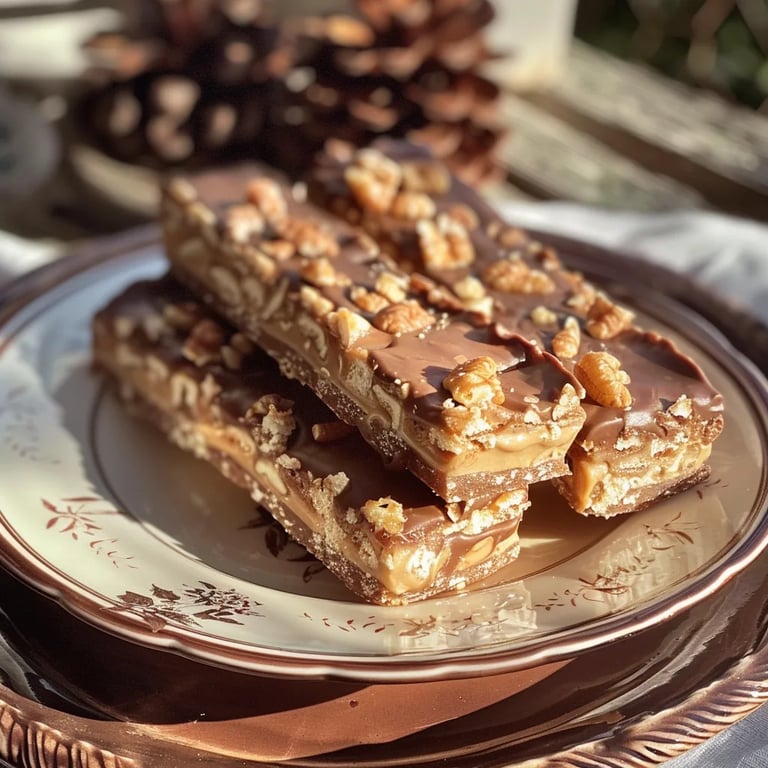 Mürbe Nougat Stangen