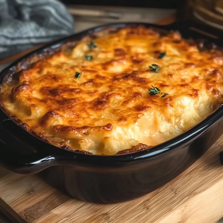 Shepherd's Pie mit Blumenkohl Püree