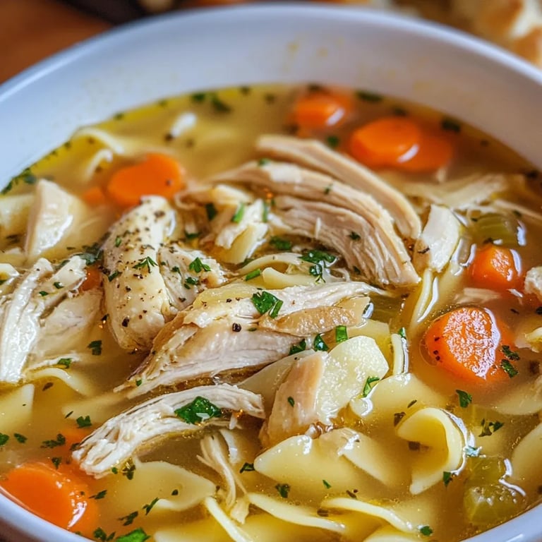 Easy Homemade Chicken Noodle Soup