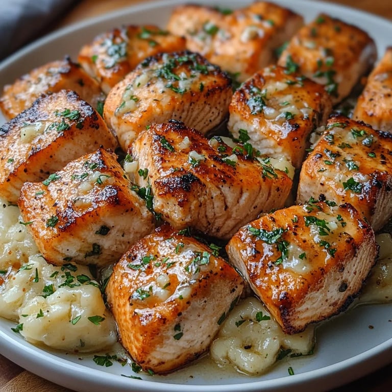 Pedaços de Salmão na Air Fryer com Molho Cremoso de Alho: Uma Receita Incrível e Definitiva