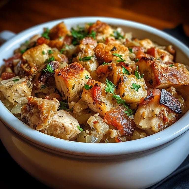 Crock Pot Chicken and Stuffing Dinner