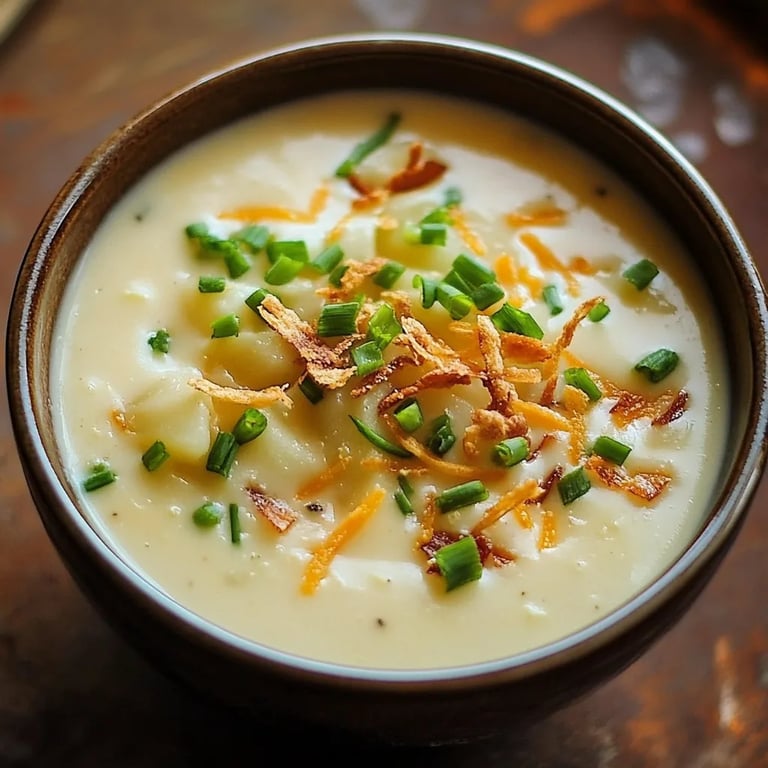 Creamy Potato Soup with Hashbrowns