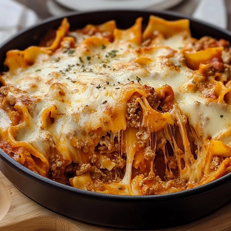 Lasagne aus der Pfanne