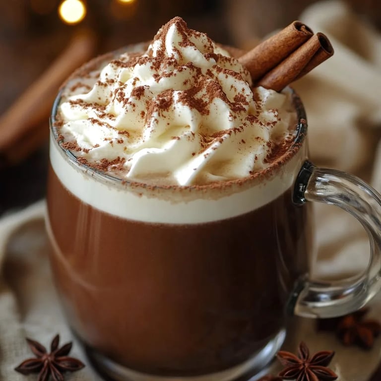 Winter Spiced Hot Chocolate