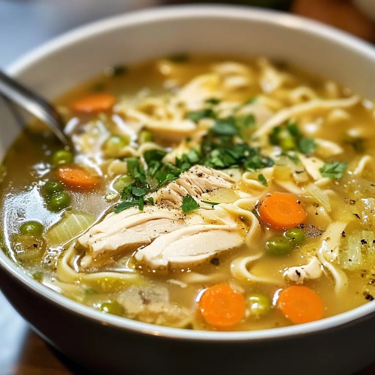 Flu-Fighting Chicken Noodle Soup