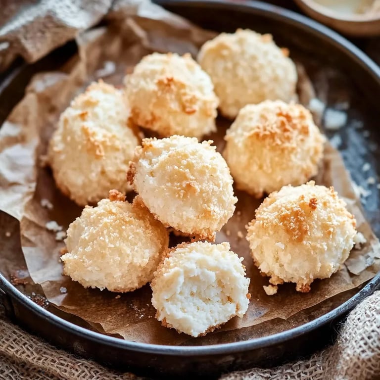 Kokosmakronen mit Topfen