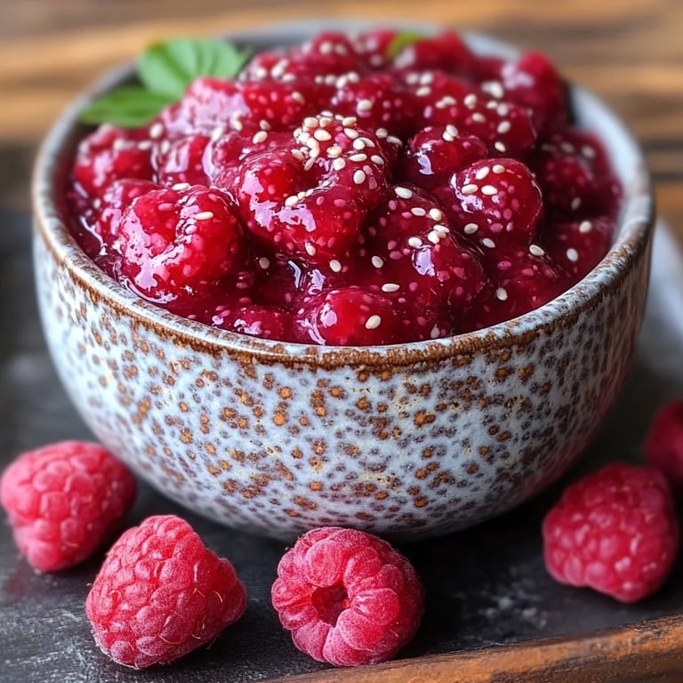 Raspberry & Vanilla Chia Seed Jam: An Incredible 5-Minute Recipe