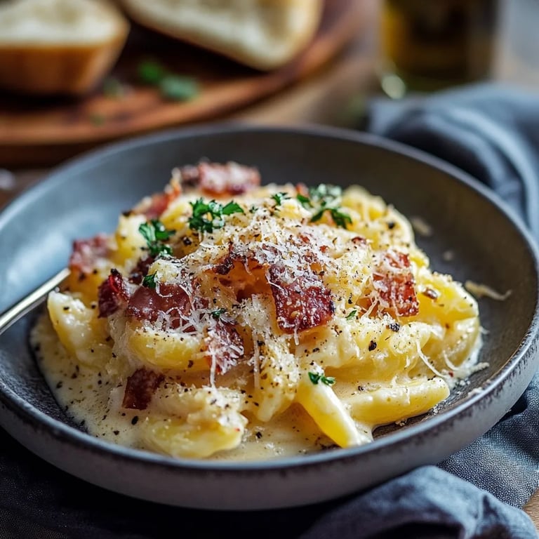 Carbonara Kartoffelauflauf