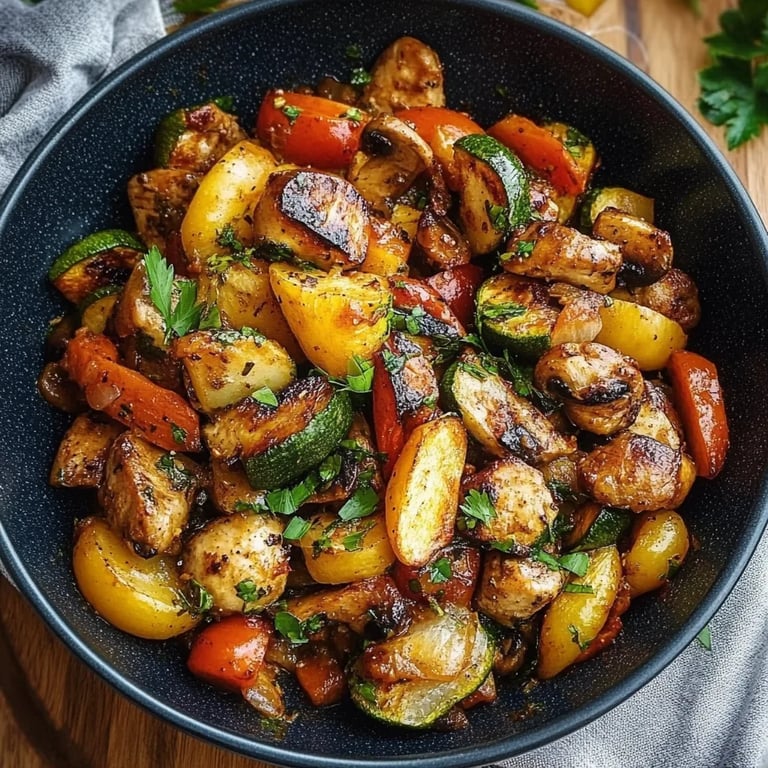 Leckere Low Carb Hähnchenpfanne mit Gemüse – Dein perfektes Abendessen!