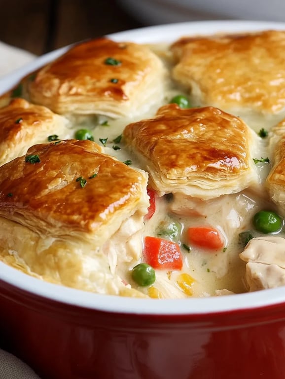 Easy Homemade Chicken Pot Pie Casserole Recipe