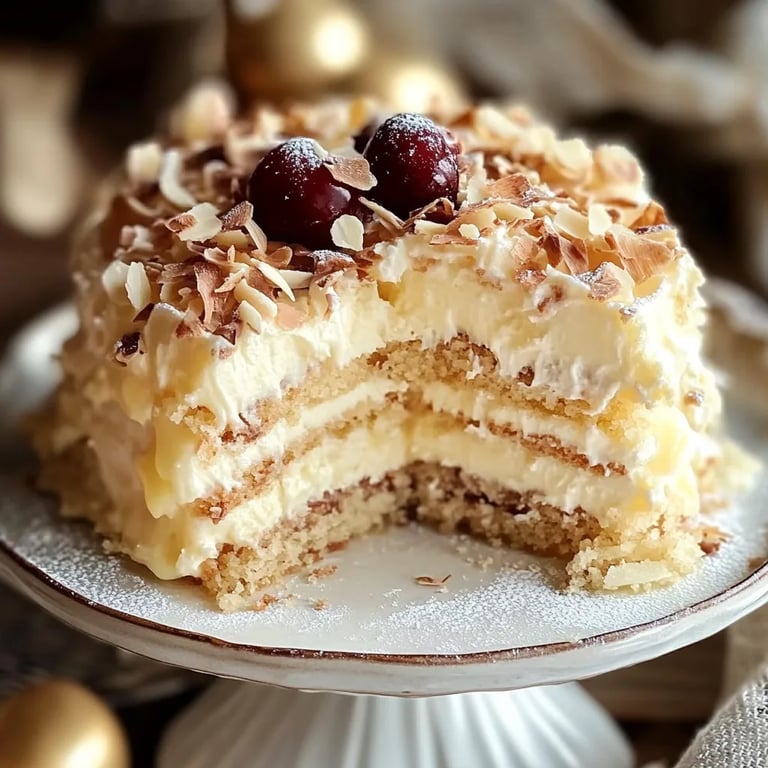 White German Chocolate Cake