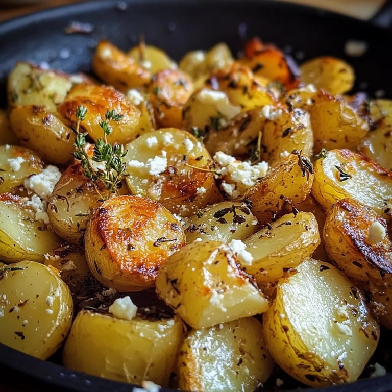 Geröstete Kartoffeln mit Feta