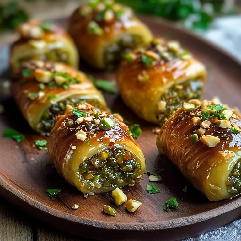 Honey Pistachio Ricotta Stuffed