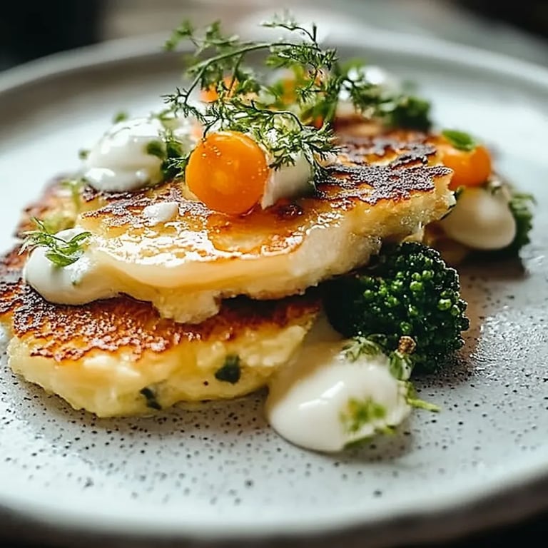 Brokkoli-Käse-Puffer