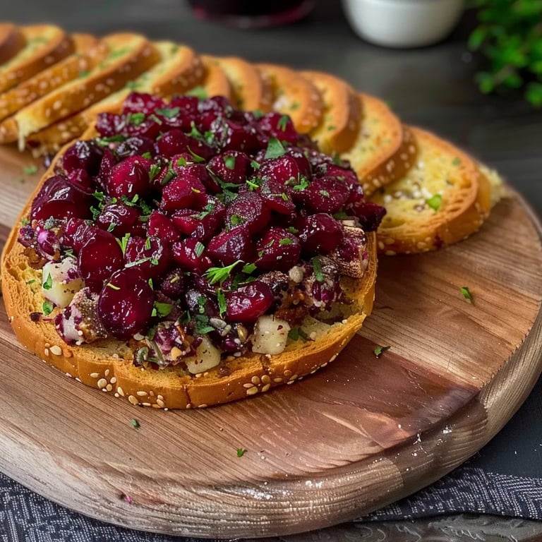 Cranberry-Brie-Käse-Vorspeisen