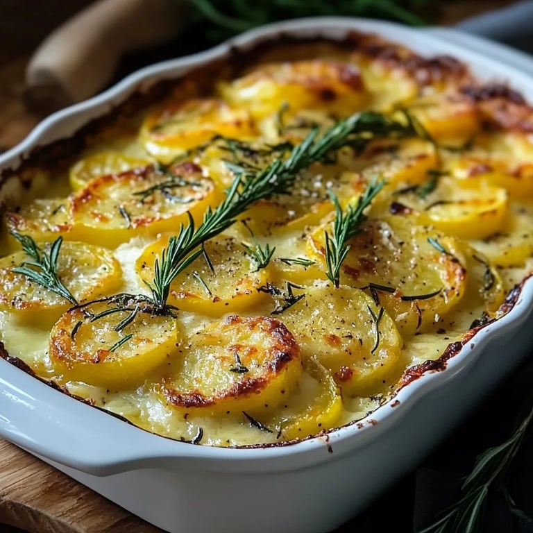 Kartoffel-Zucchini-Gratin nach Johann Lafer
