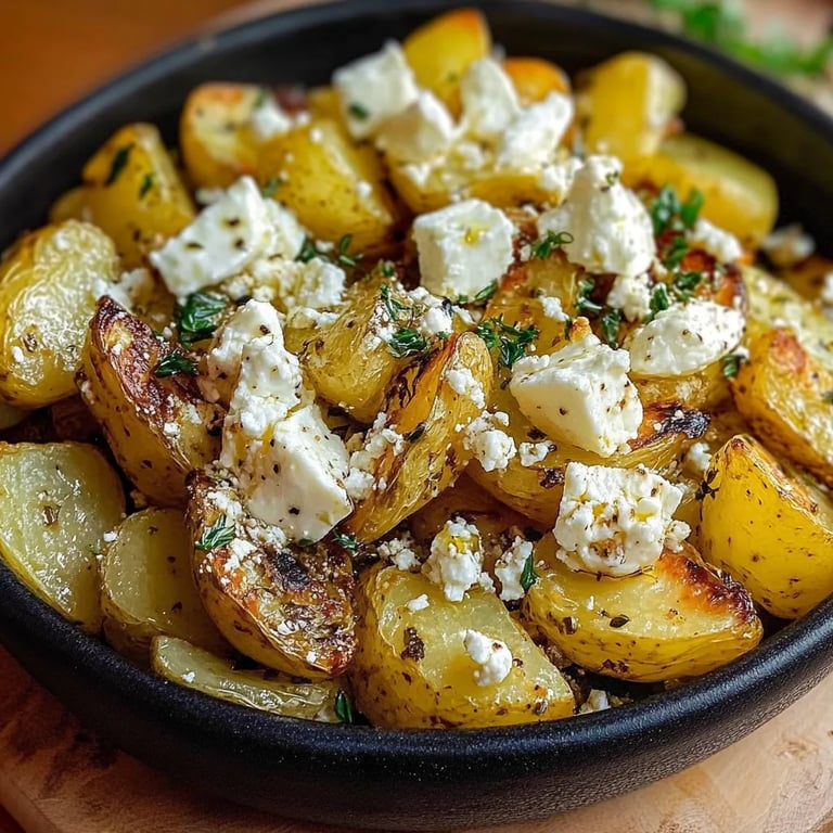 Geröstete Kartoffeln mit Feta