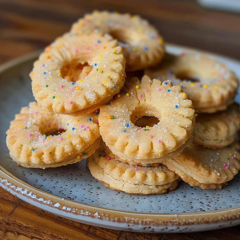 Spritzgebäck mit Marzipan