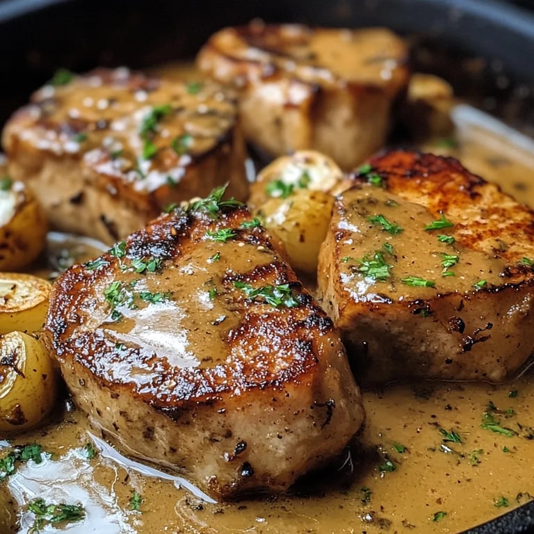 Pork Chops in Creamy Garlic Sauce: An Amazing Ultimate Recipe