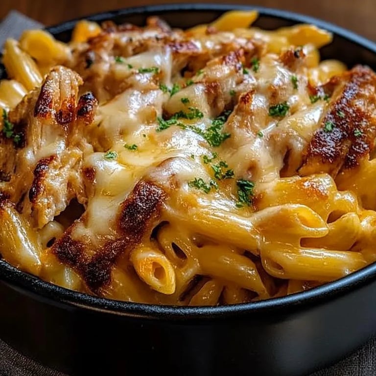 BBQ Chicken Mac and Cheese