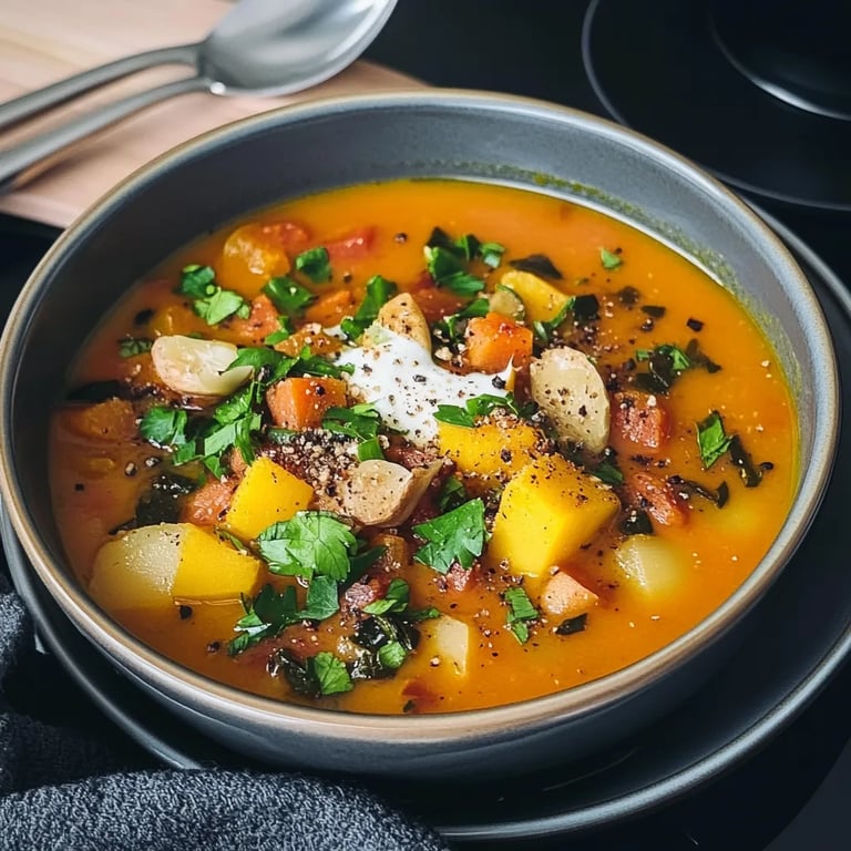 Cremige Kürbissuppe